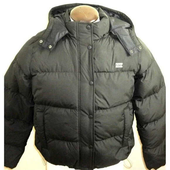 Levi's Women's  Performance Down Filled Insulated Puffer Jacket Black NWT - Picture 2 of 8